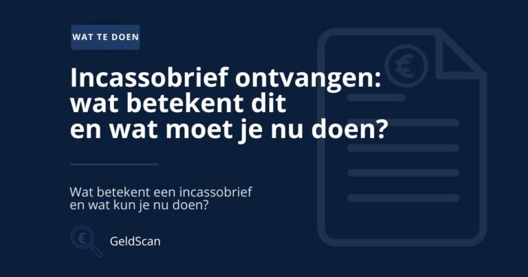 Illustratie van een incassobrief bij artikel over een ontvangen incassobrief en vervolgstappen.