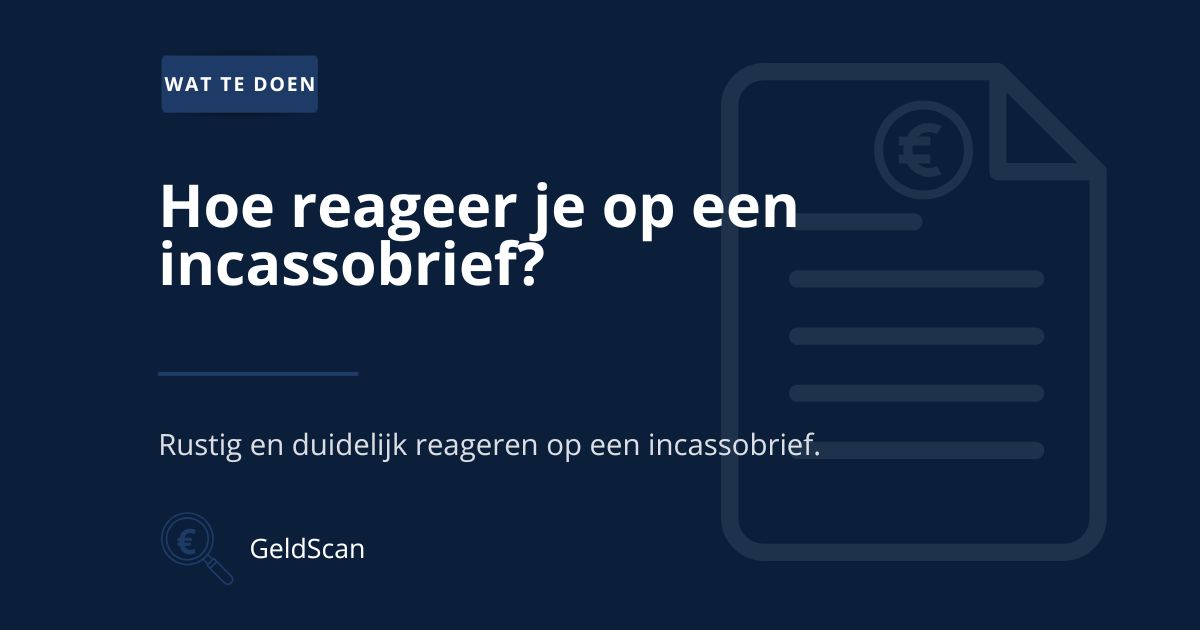 Illustratie van communicatie over een incassobrief via telefoon of e-mail.