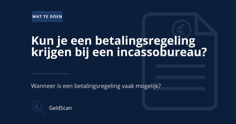 Illustratie van betalingsregeling en incassobureau bij uitleg over afspraken en betalingen.