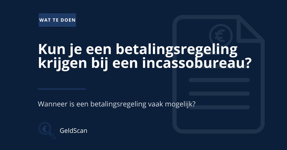 Illustratie van betalingsregeling en incassobureau bij uitleg over afspraken en betalingen.