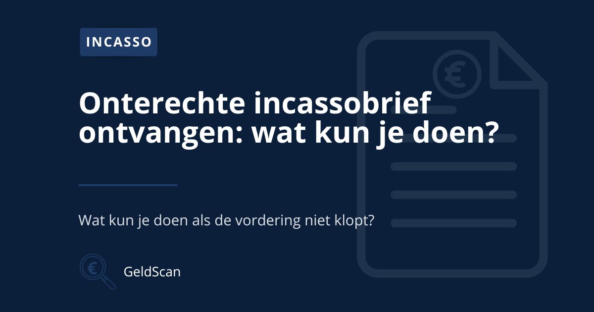 Illustratie van een incassobrief die wordt gecontroleerd omdat de vordering mogelijk niet klopt.